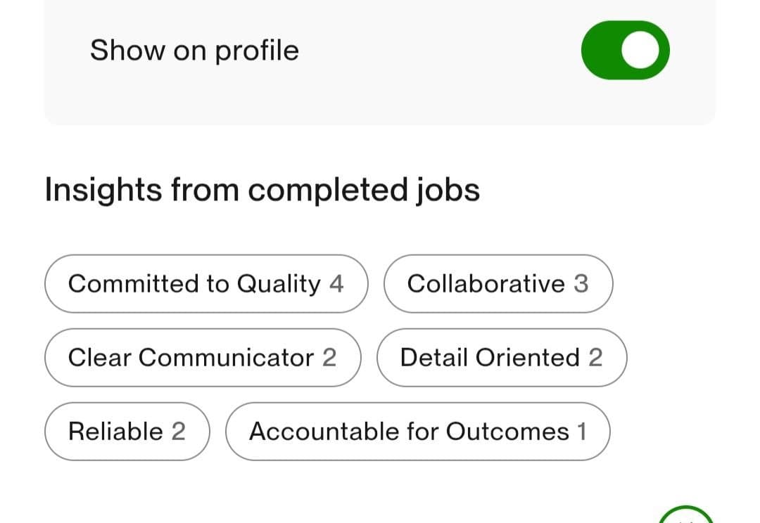 Upwork Proof 1