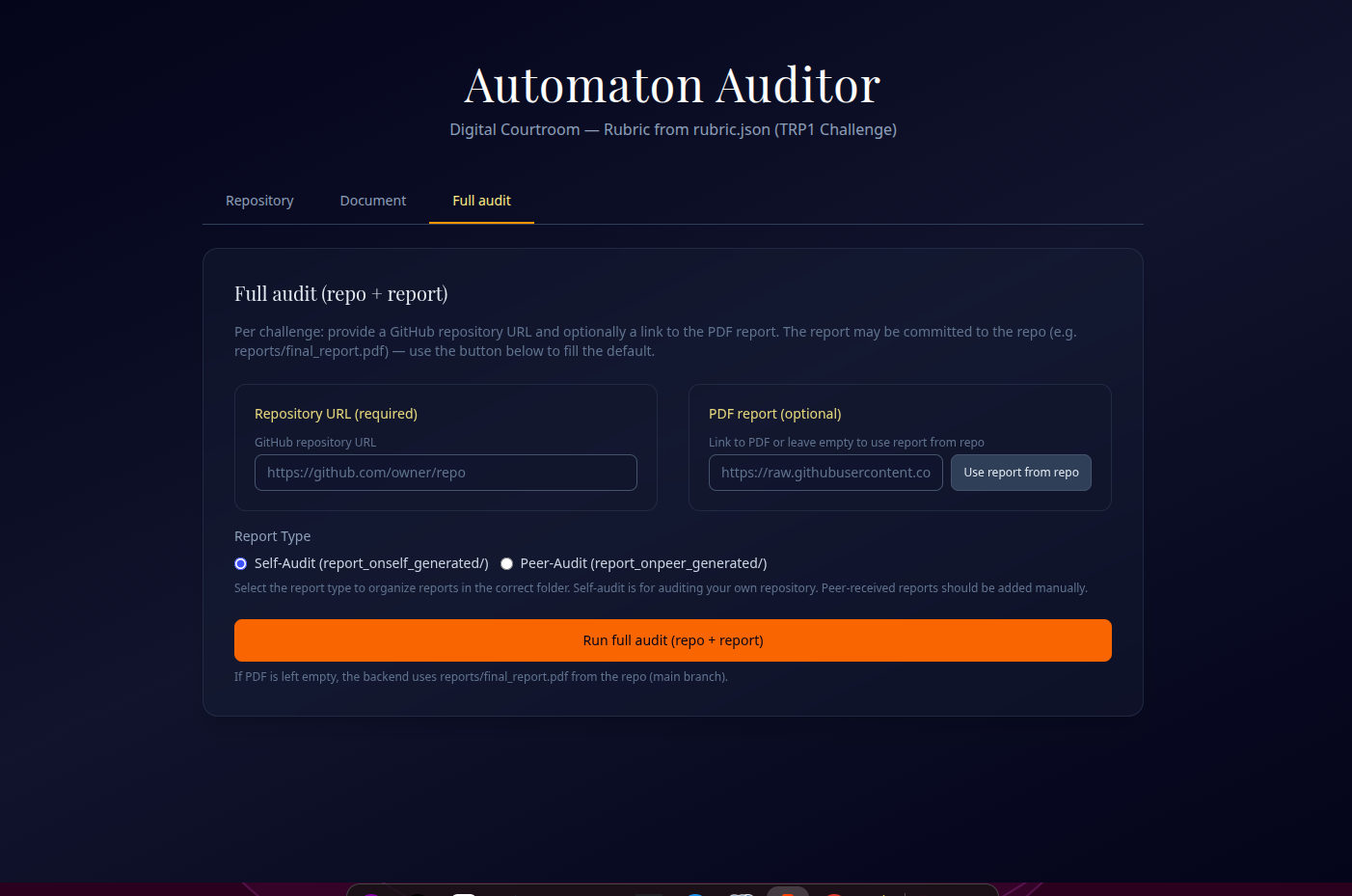The Automaton Auditor