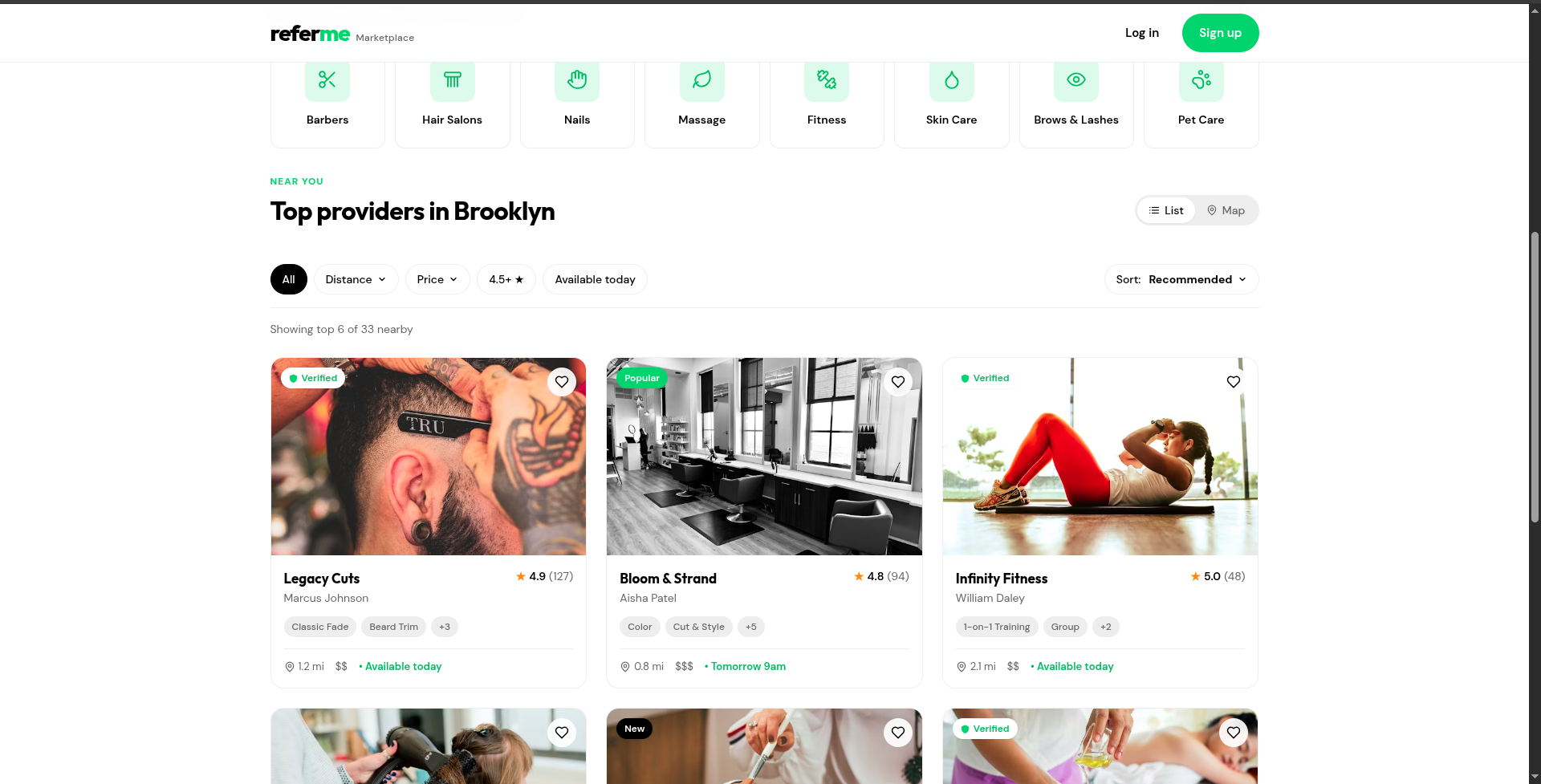 ReferMe Marketplace