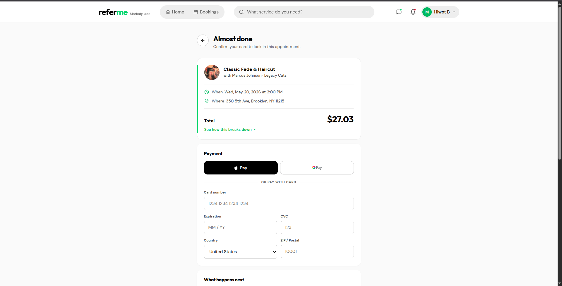 ReferMe Marketplace portfolio 8