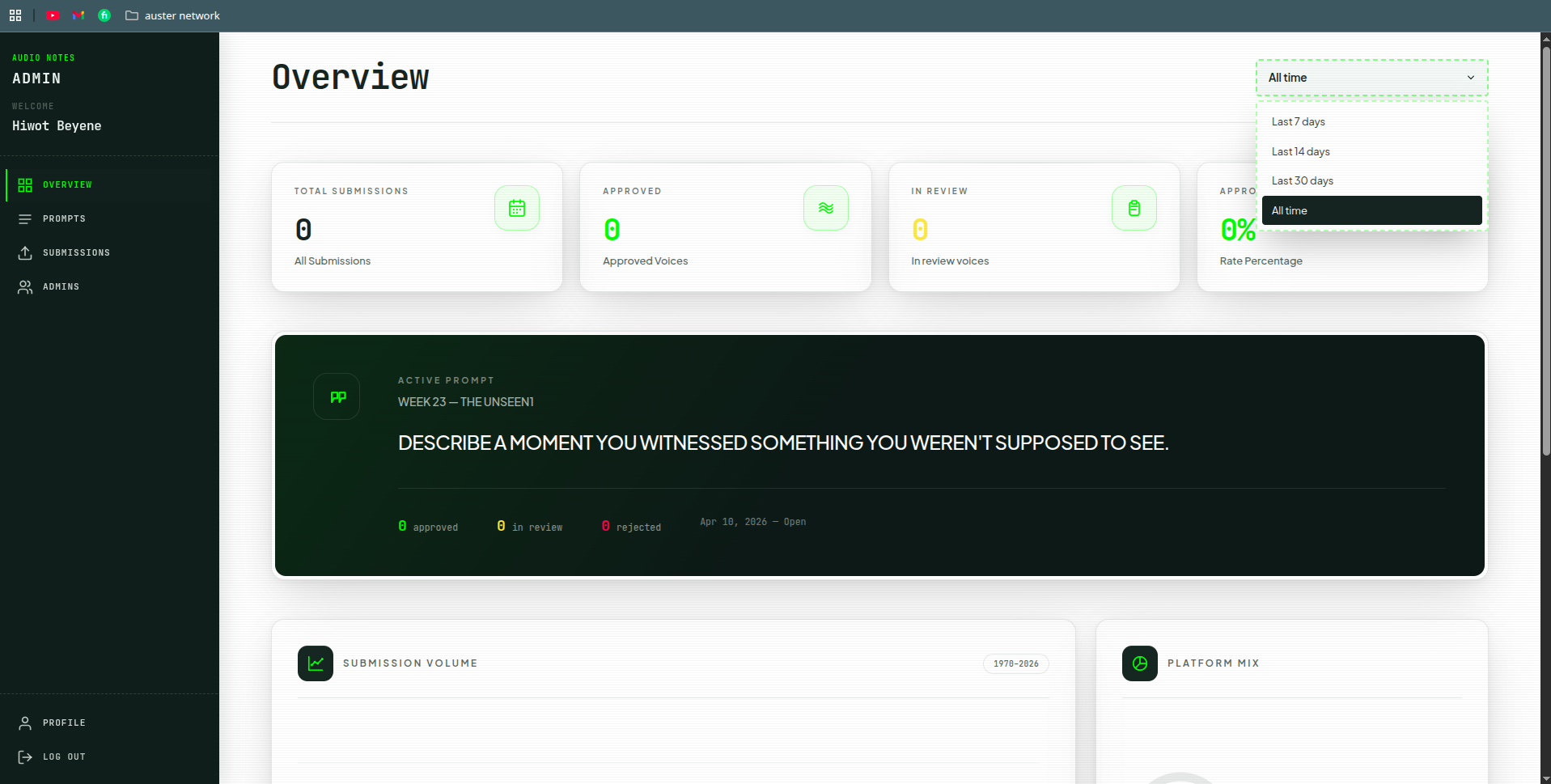 Voice Note Switchboard portfolio 2